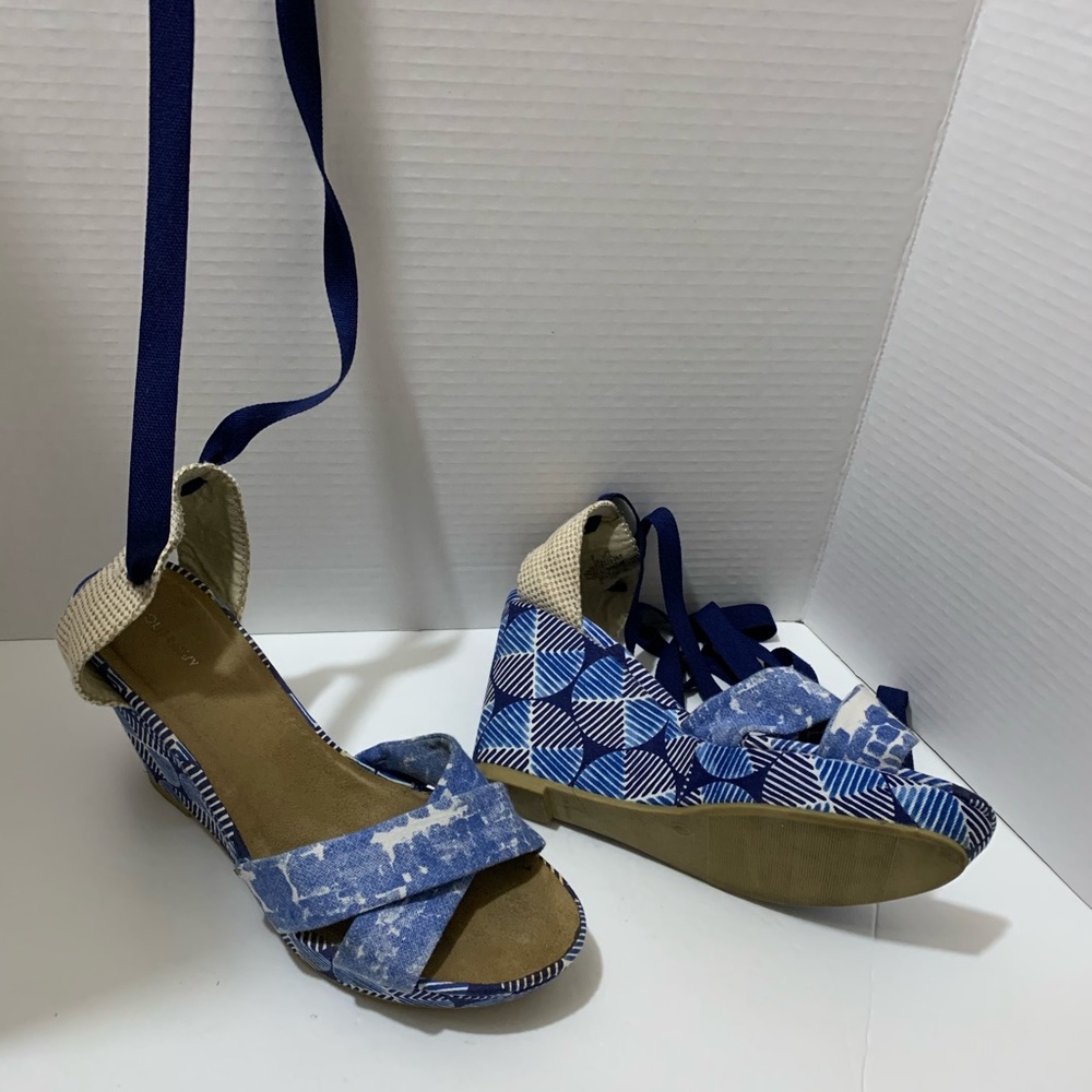 Old Navy, Leg Tie Up, Wedge Shoe size 10